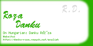 roza danku business card